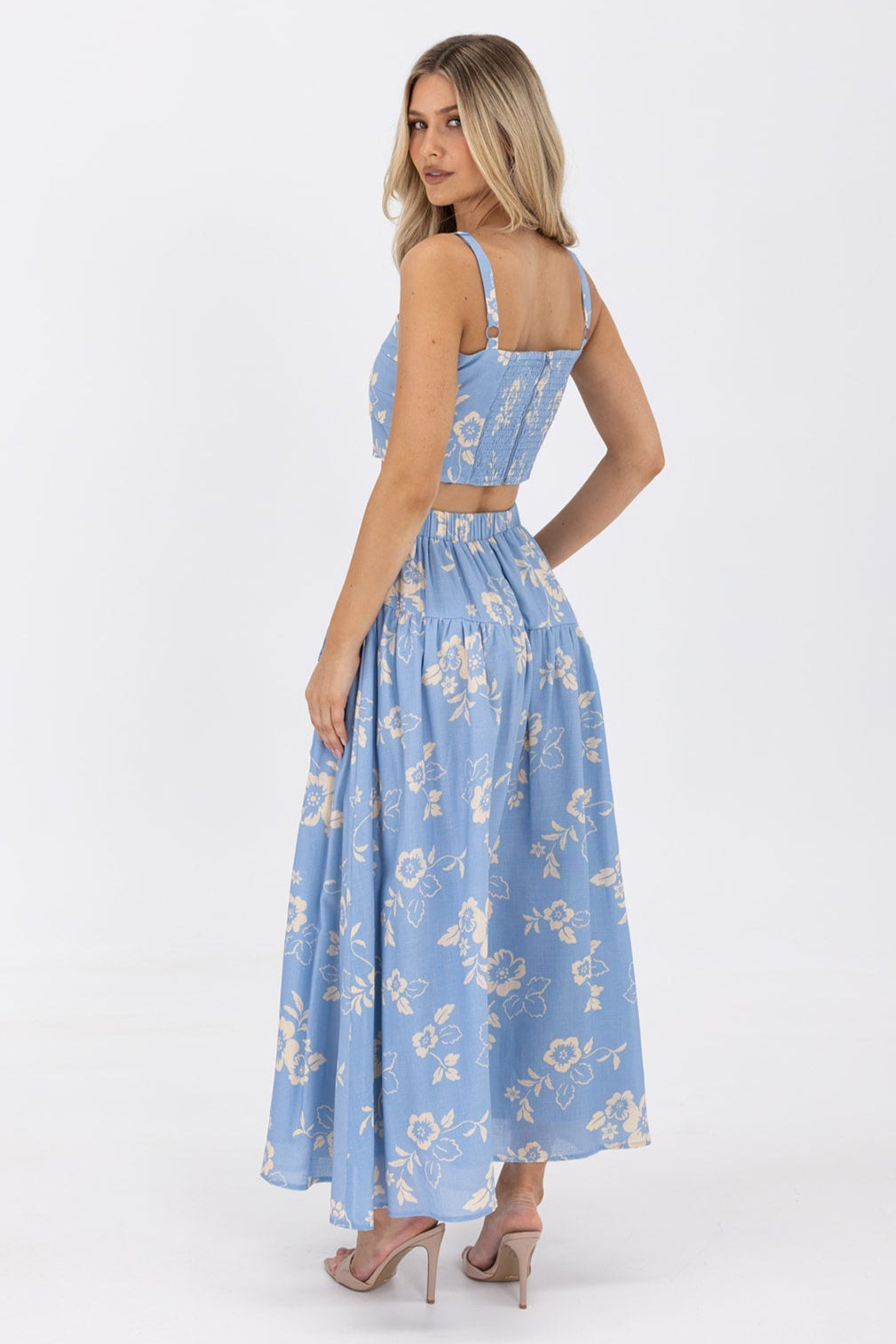 Ralene Set - Blue Flower